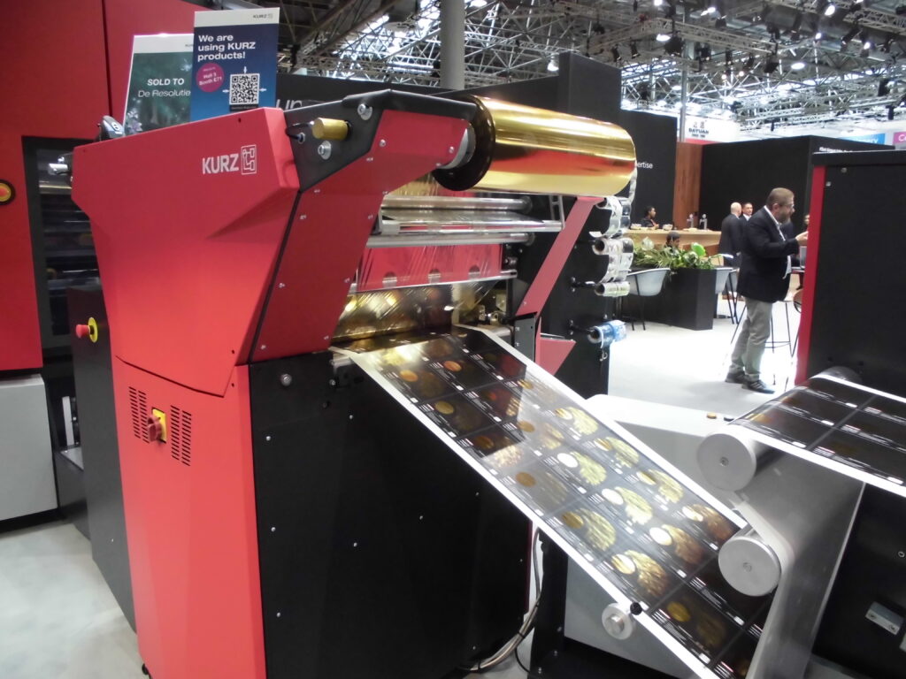 Kurz inline with Xeikon digital press